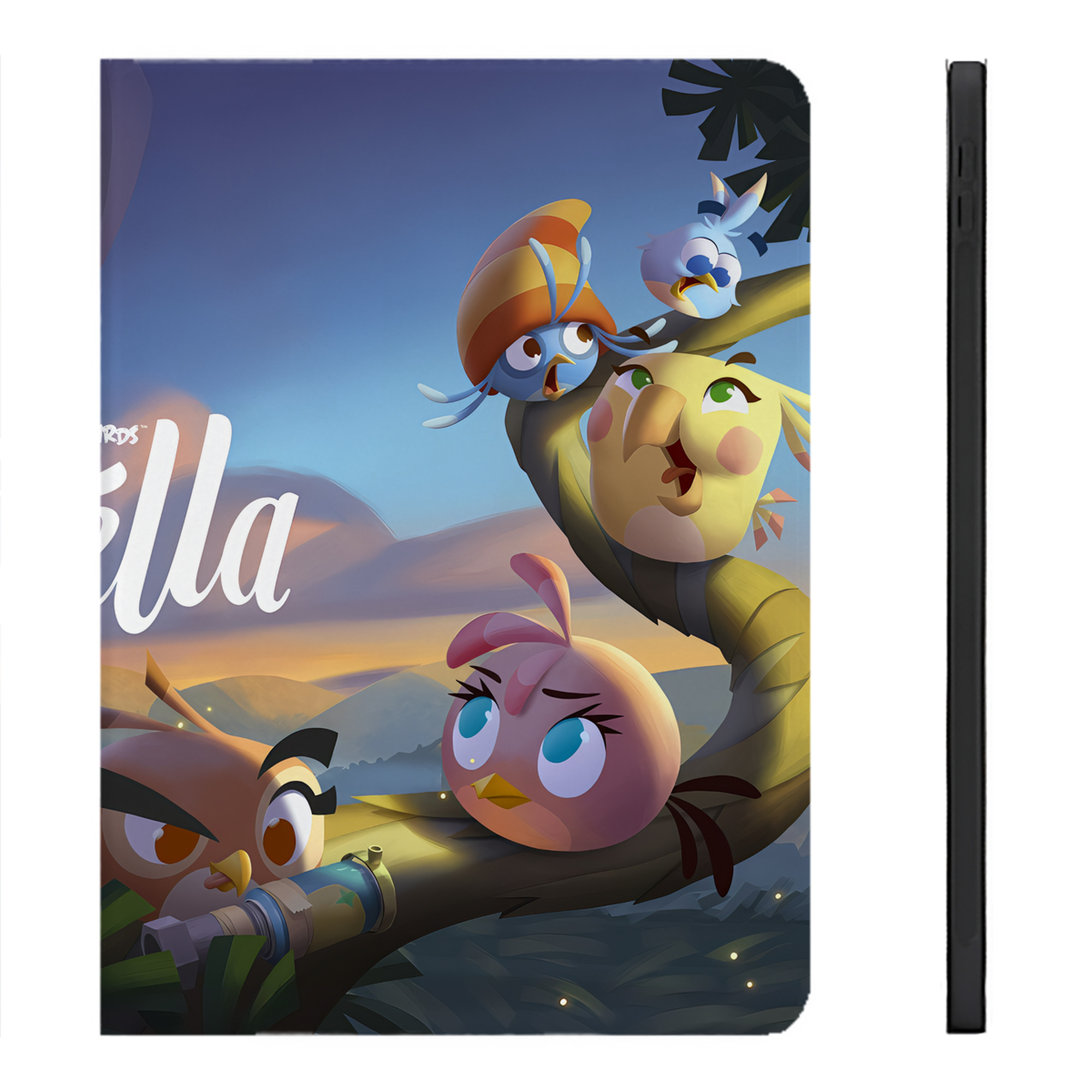 （画像用） Angry Birds アングリーバード IPadケース ペンホルダー付き ブックスタイルデザイン
